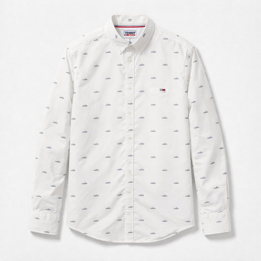 TOMMY JEANS camicia logo